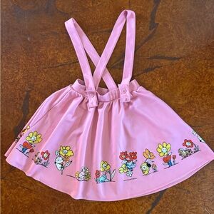 BT21 Floral Suspender Skirt size small